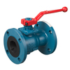 Ball valve Series: 715AIT Type: 3215 Steel/PTFE/FPM (FKM) Reduced bore Fire safe Handle Class 150 Flange 1/2" (15)